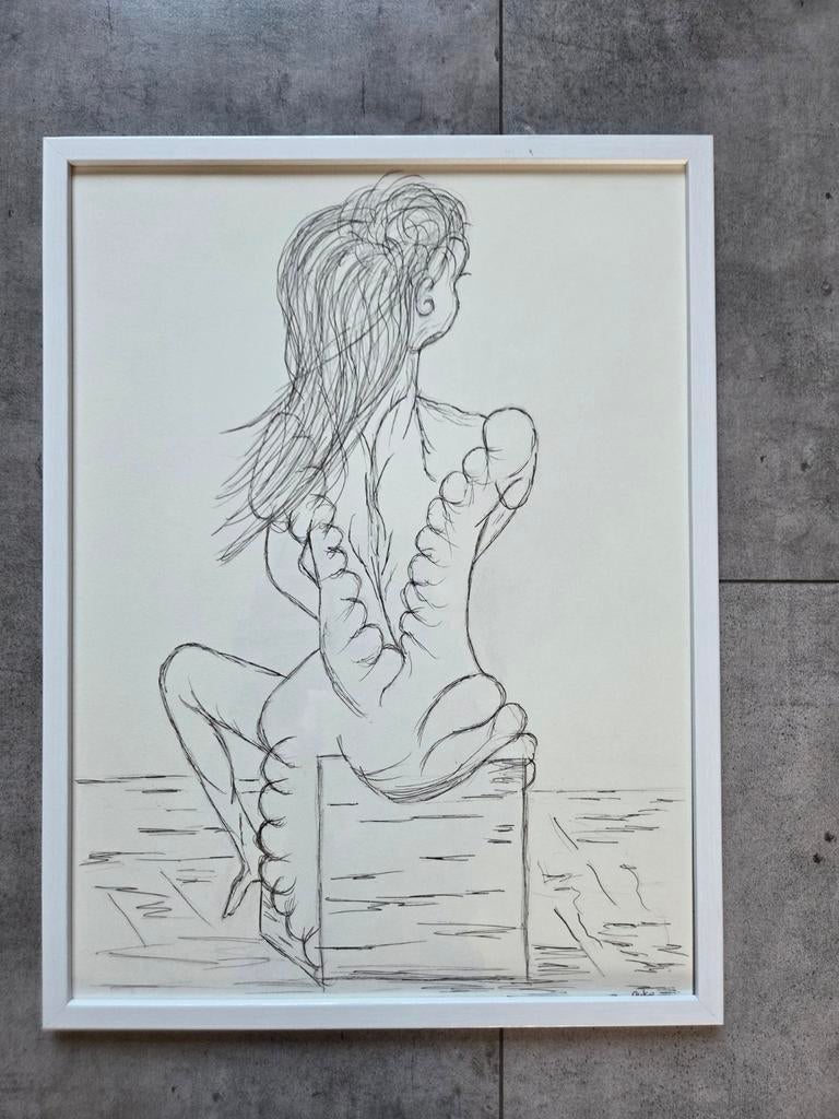 Uniek handgetekend kunstwerk, Antiek en Kunst, Ophalen of Verzenden