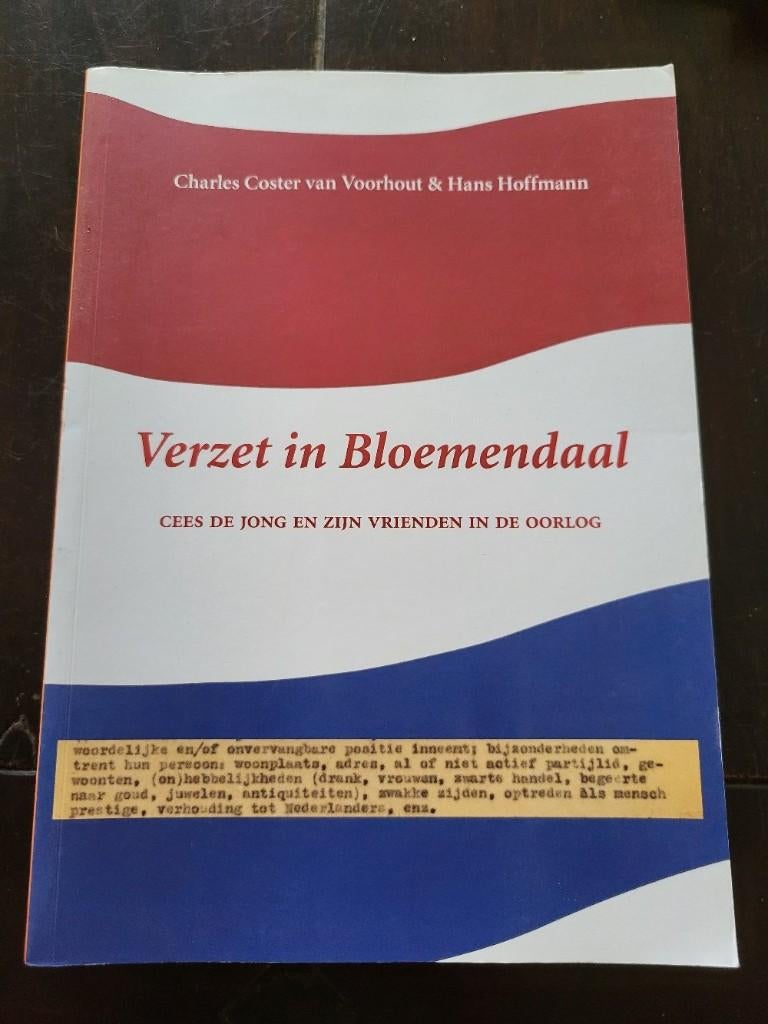 Verzet in Bloemendaal door Coster van Voorhout en Hoffman, Ophalen of Verzenden, 20e eeuw of later, Zo goed als nieuw, Coster van Voorhout ea