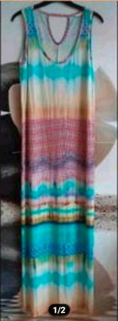 ✅️ Miss Etam Boho Gypsy style lange jurk, Kleding | Dames, Overige kleuren, Maat 42/44 (L), Ophalen of Verzenden, Zo goed als nieuw