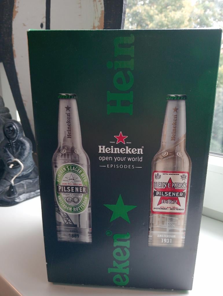 Heineken Jubileum bieren, Verzamelen, Biermerken, Ophalen of Verzenden, Zo goed als nieuw, Flesje(s), Heineken