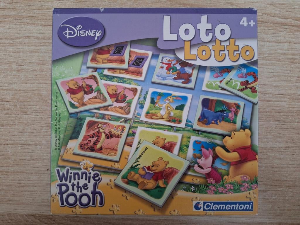 Winnie de Pooh Lotto en puzzel, Ophalen of Verzenden, Zo goed als nieuw