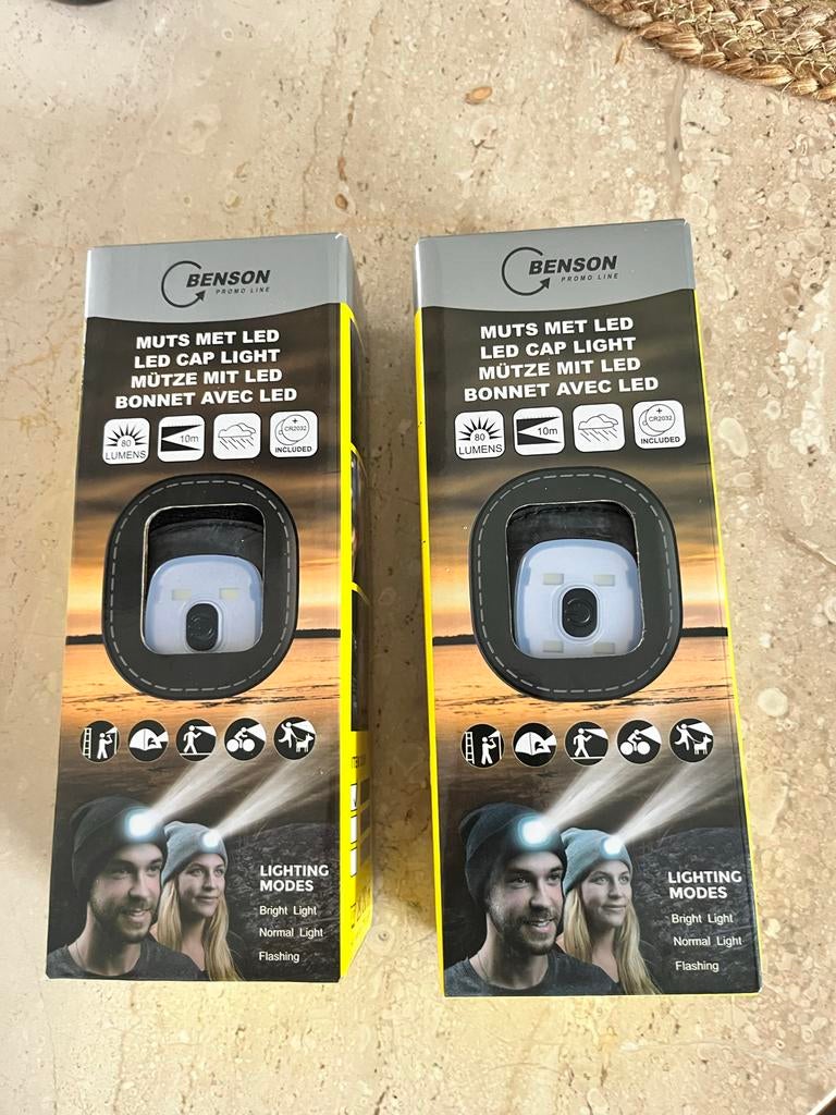 Benson Muts met LED Licht - Nieuw, Ophalen of Verzenden, Nieuw, Jongetje of Meisje, Muts