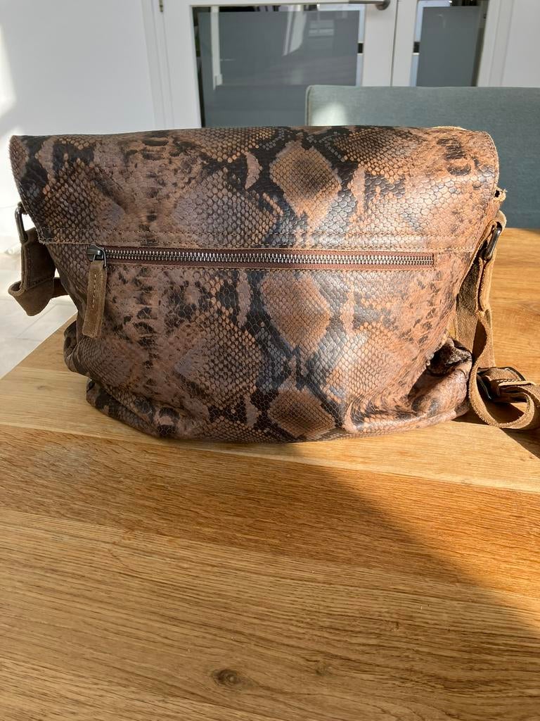 Paulo Bellini messenger bag, Ophalen of Verzenden, Zo goed als nieuw, Zwart, Schoudertasje