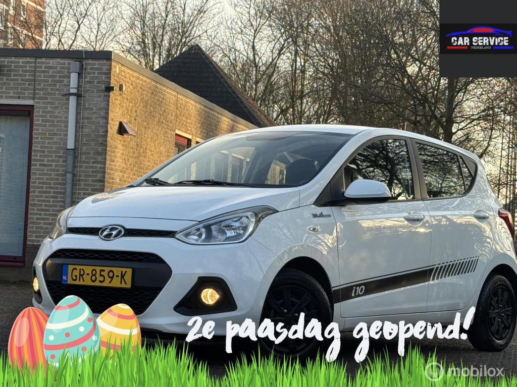 Hyundai i10 1.0i i-Motion Premium/NAP/CARPLAY/CRUISE/ELEKPAK, Euro 5, Gebruikt, 31 €/maand, Origineel Nederlands