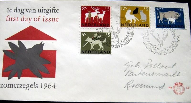 Zomerzegels 1964 E63, Verzenden, Beschreven, Nederland