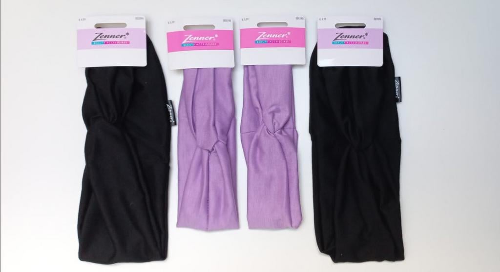 Vier Haarbanden Zenner Beauty Accessoires, Ophalen of Verzenden, Nieuw