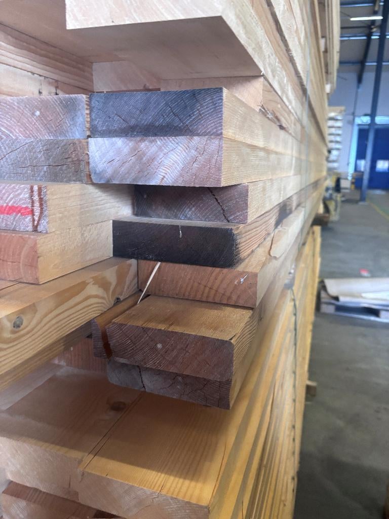 Vuren 45 x 142 mm €2,00 m1, Doe-het-zelf en Verbouw, Hout en Planken, 25 tot 50 mm, Nieuw, Ophalen of Verzenden, 300 cm of meer