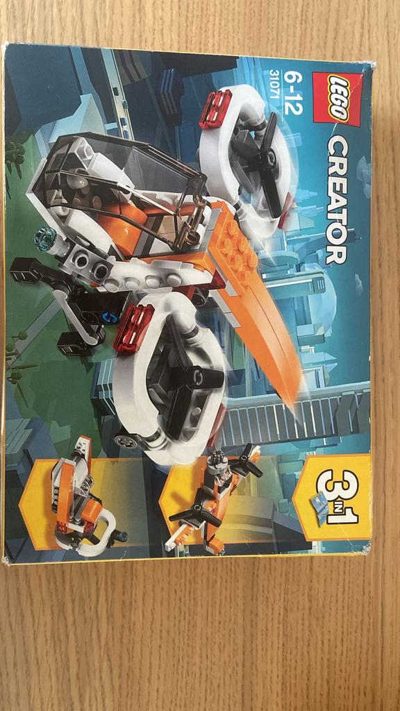 Lego Creator 31071 Drone Explorer - Compleet met doos, Ophalen of Verzenden, Zo goed als nieuw, Complete set, Lego