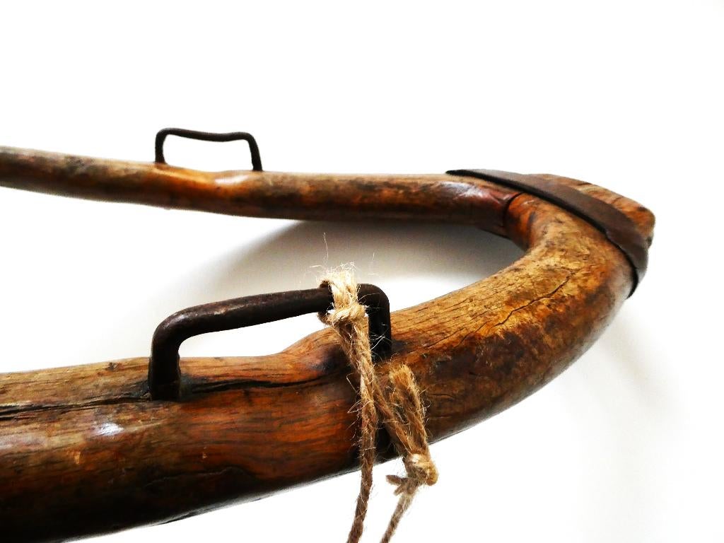 Antieke houten Haam / juk voor klein trekdier geit hond ezel, Ophalen of Verzenden