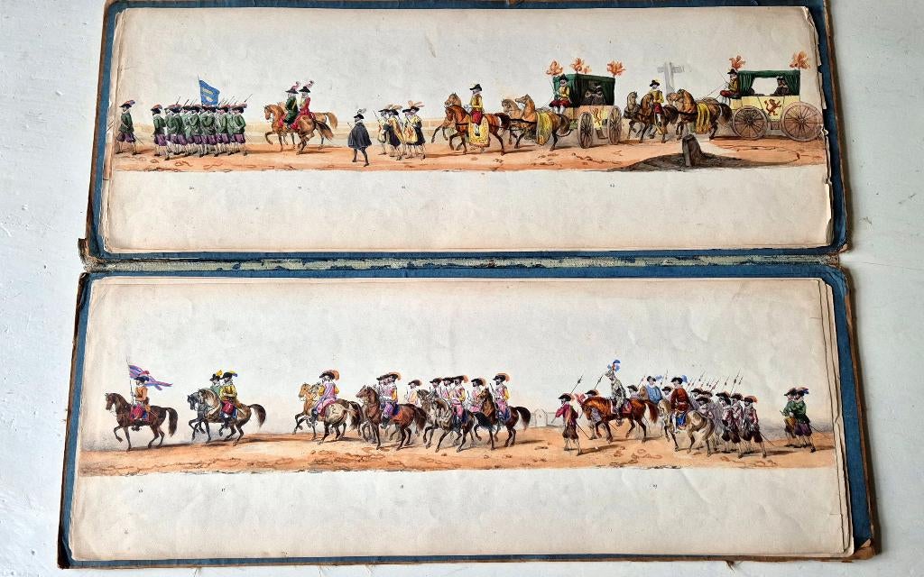 Optogt des Nederlandschen legers naar Ostende, 1836, Verzenden