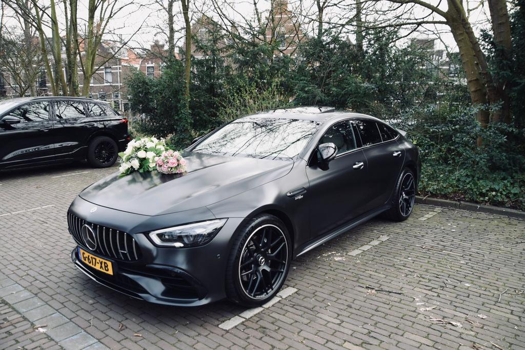 Mercedes AMG GT Trouw/Gala/VIPauto Huren Inclusief Chauffeur, Diensten en Vakmensen, Verhuur | Auto en Motor, Met chauffeur, Trouwauto