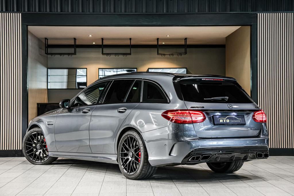 Mercedes C-klasse Estate AMG 63 Weistec Stage 3 980PK|Miltek, Auto's, Achterwielaandrijving, Gebruikt, Met garantie (alle), Leder