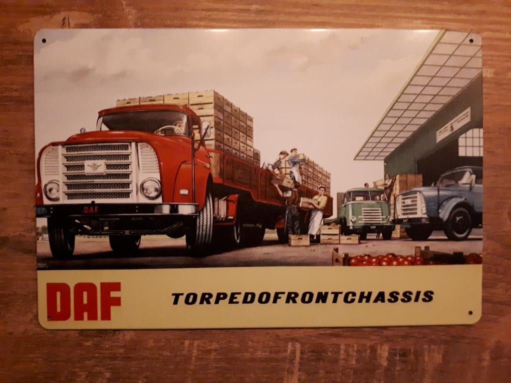 Daf 20x30 cm Reclamebord, Ophalen of Verzenden, Nieuw, Reclamebord