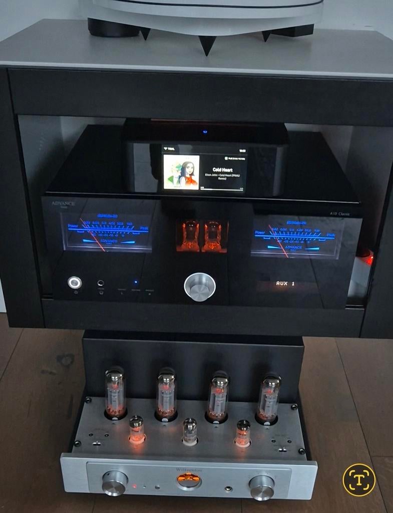 Advance Paris A10 Classic Geïntegreerde Versterker, Audio, Tv en Foto, Versterkers en Receivers, Zo goed als nieuw, 120 watt of meer