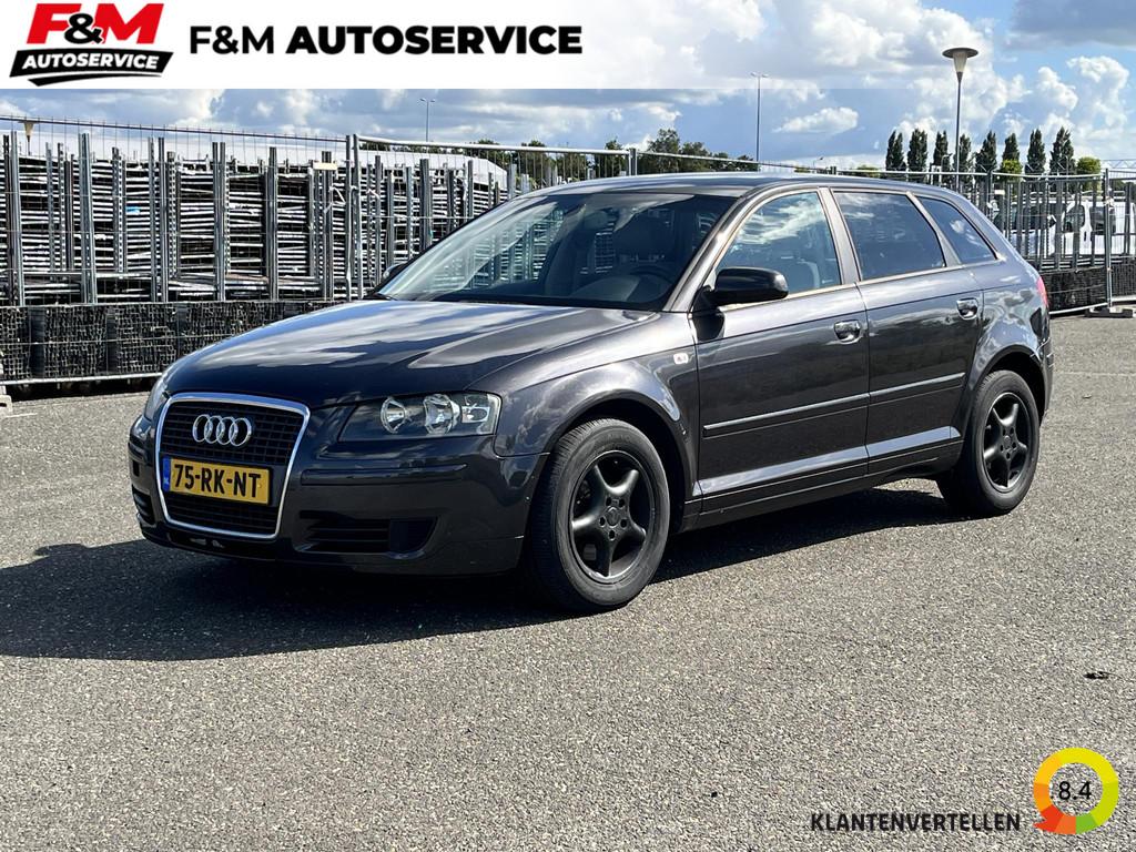 Audi A3 Sportback 2.0 FSI Ambiente, Auto's, Voorwielaandrijving, Stof, Gebruikt, Beige