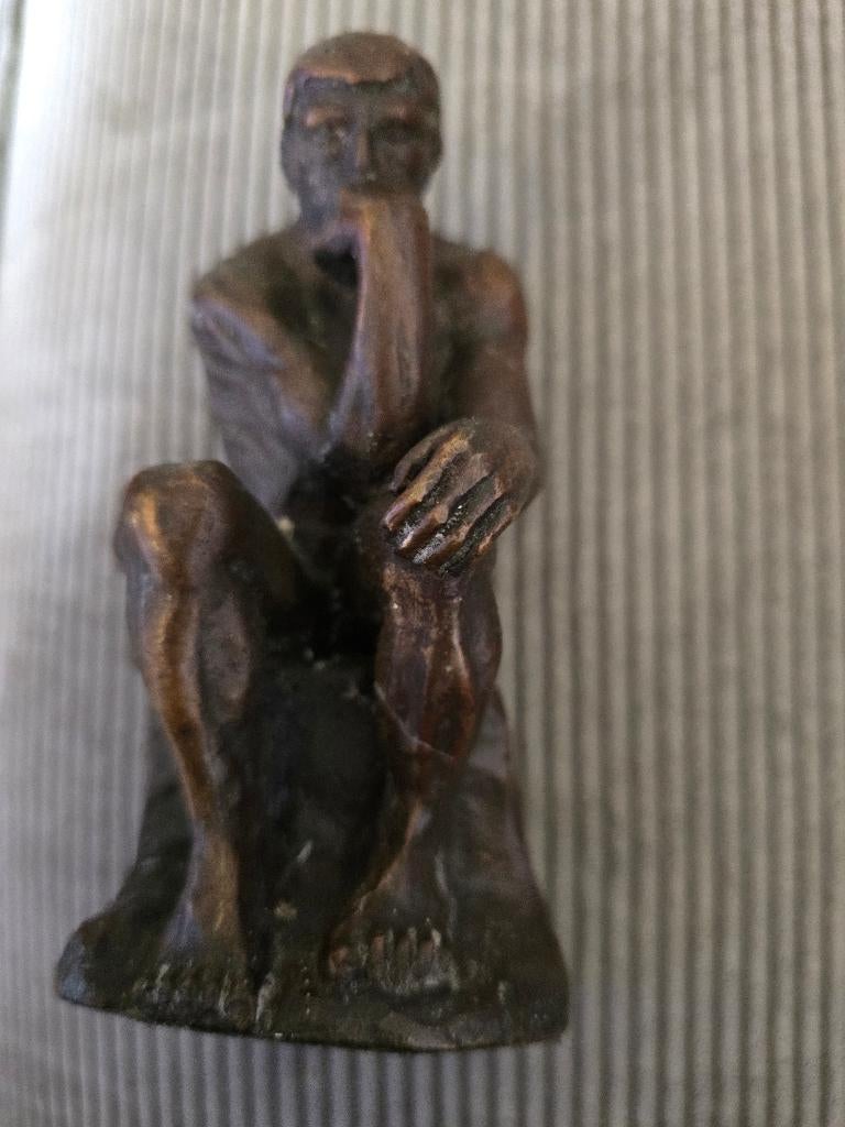 Bronzen beeld Rodin, Antiek en Kunst, Ophalen of Verzenden