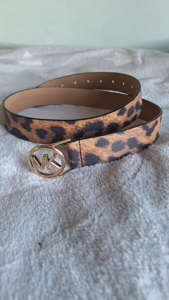 Michael Kors riem met luipaardprint, Kleding | Dames, Riemen en Ceinturen, Michael Kors, Tailleriem, Ophalen of Verzenden, Zo goed als nieuw