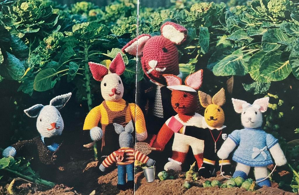 Breipatroon familie haas, Ophalen of Verzenden, Breien, Patroon of Boek