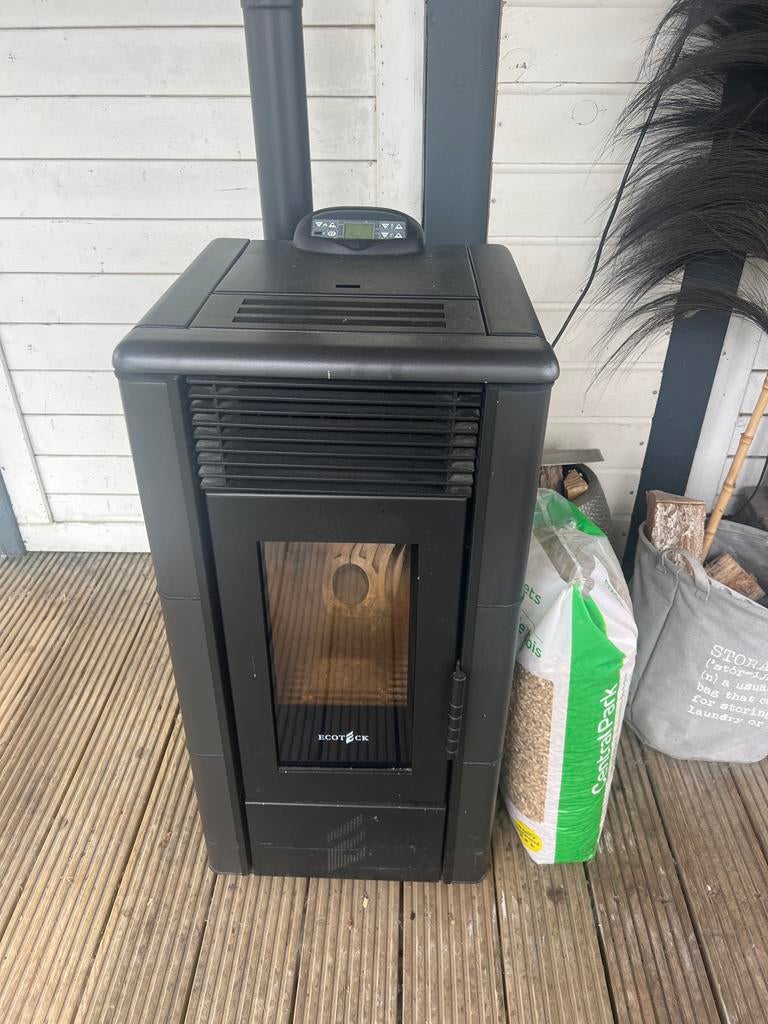 Pelletkachel Ecoteck Lisa, Ophalen, Gebruikt, Overige brandstoffen, Pelletkachel
