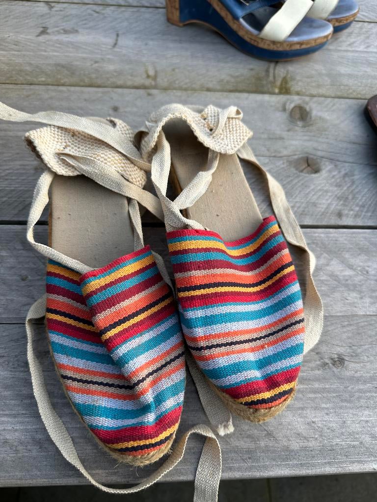 Gekleurde espadrilles maat 40, Ophalen, Gedragen, Overige kleuren, Espadrilles of Moccasins