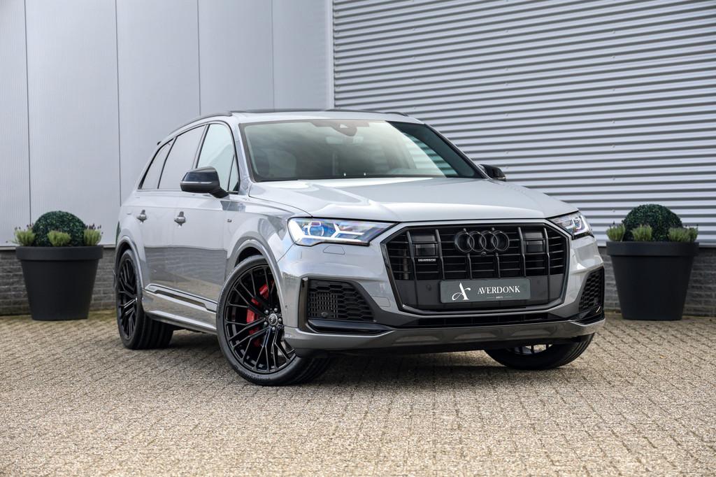Audi Q7 55 TFSI e quattro S-Line Pano|Trekh|Nardo|SQ7, Auto's, Audi, Automaat, Gebruikt, 2995 cc, Bedrijf