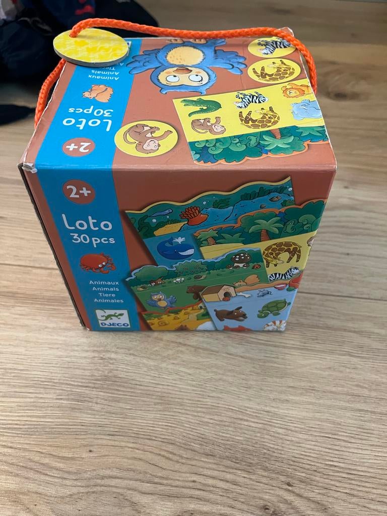 Djeco Loto Dieren Spel - Bingo 2+, Ophalen of Verzenden, Gebruikt, Ontdekken