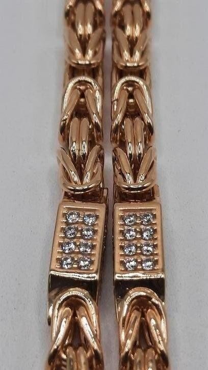 gouden Koningsketting 14kt, Www.bredajuwelier.nl, Nieuw, Ophalen of Verzenden, Www.bredajuwelier.nl