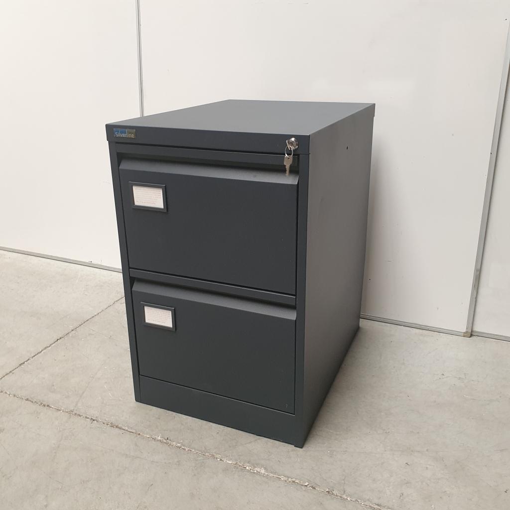 Silverline stalen dossierkast NIEUW - 72x46x62 cm, Niet ingevuld, Nieuw, Niet ingevuld, Niet ingevuld