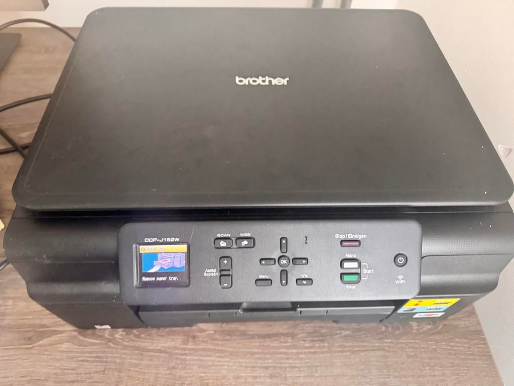 Brother DCP-J152W printer (defect) met volle cartridges, Computers en Software, Inkjetprinter, All-in-one, Kleur printen, Ophalen of Verzenden