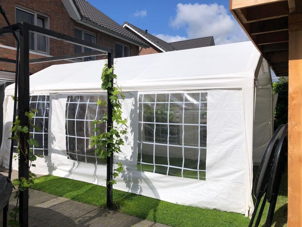 Partytent te huur 3x6 te huur/huren/verhuur, Tuin en Terras, Partytenten, Gebruikt, Opvouwbaar, Partytent, Minder dan 4 meter