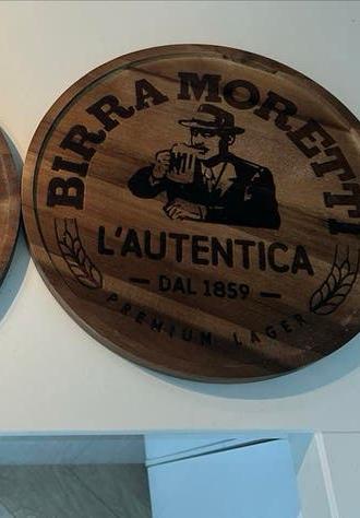 Nieuw laatste Birra Moretti Borrelplank, Huis en Inrichting, Ophalen, Nieuw