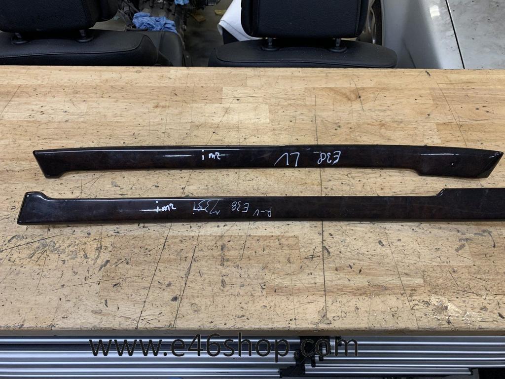 HOUTEN DEURLIJSTEN BMW E38 LINKS EN RECHTS VOOR, Gebruikt, -, -, Ophalen of Verzenden