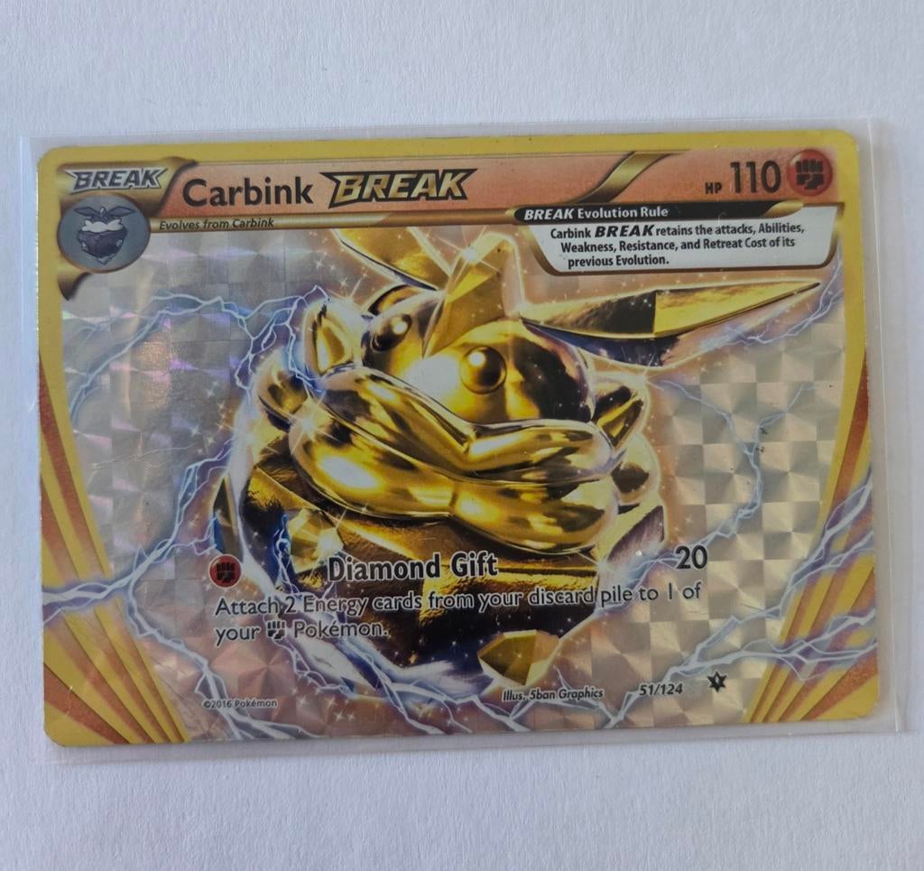 Pokémon Carbink BREAK 51/124 Fates Collide Holo, Ophalen of Verzenden