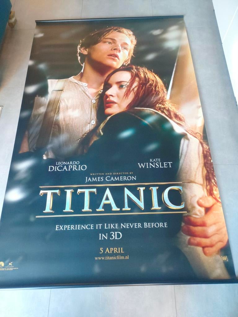 Filmposter Titanic - 2,5m x 1,5m, Ophalen, Zo goed als nieuw