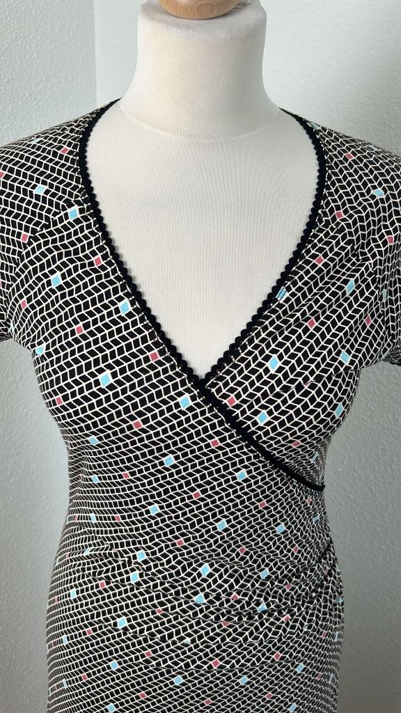 King Louie maat M geruite crossdress 954, Maat 38/40 (M), Zwart, Ophalen of Verzenden, Zo goed als nieuw