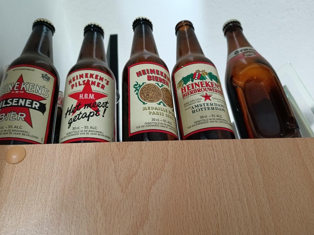 bierflesjes van heineken voor de verzamelaar, Ophalen of Verzenden, Zo goed als nieuw, Flesje(s), Heineken