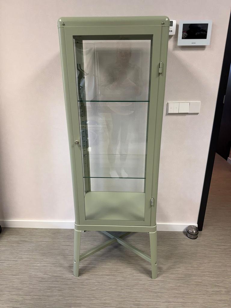 Ikea Fabrikör grijs groen, Ophalen, Met deur(en), 100 tot 150 cm, 50 tot 100 cm