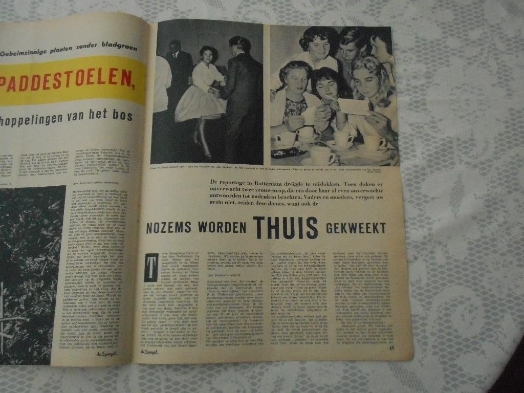 Rotterdam. Chr. Jeugdwerk De Smidse. Nozems. 1959., Ophalen of Verzenden, 1940 tot 1960, Nederland, Knipsel(s)