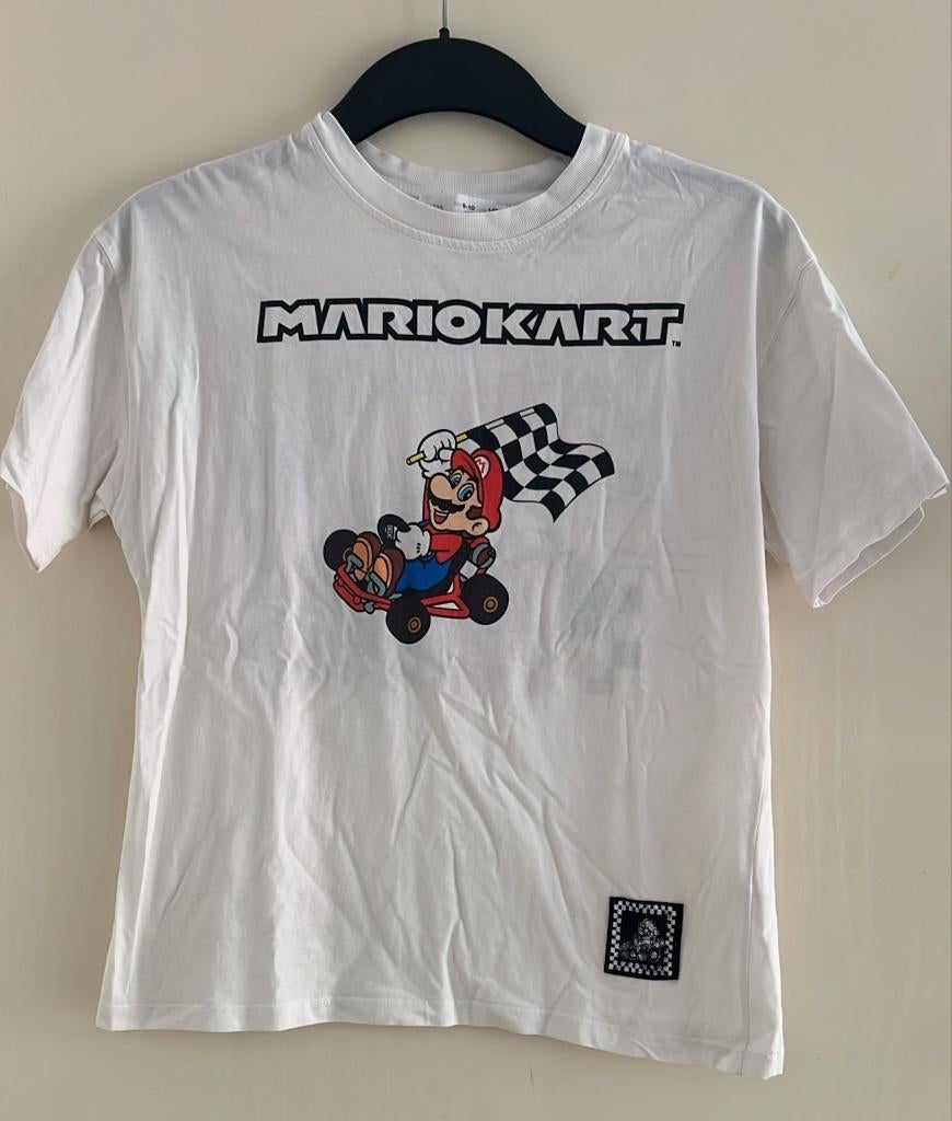 Zara super mario mariokart tshirt maat 140 9-10 jaar, Verzenden, Jongen of Meisje, Zo goed als nieuw, Zara