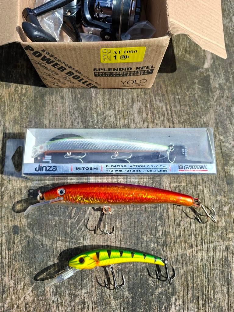 Complete vis uitrusting met 4 hengels etc etc, Ophalen of Verzenden, Complete set