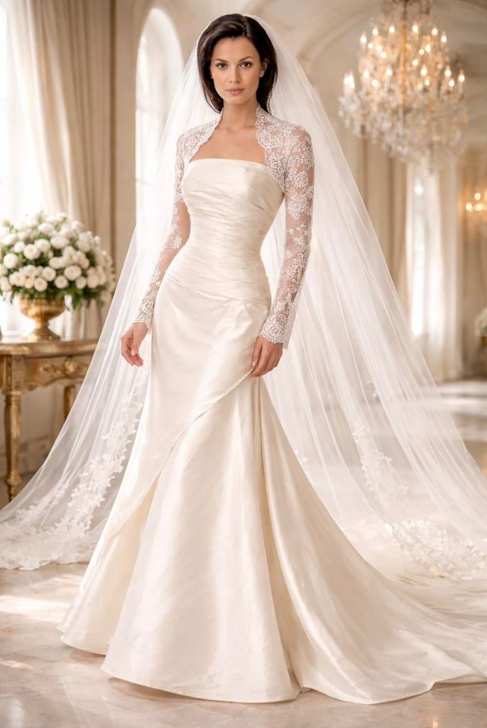 Elegante Pronovias trouwjurk – maat 36, Ophalen of Verzenden, Zo goed als nieuw, Overige kleuren, Trouwjurk