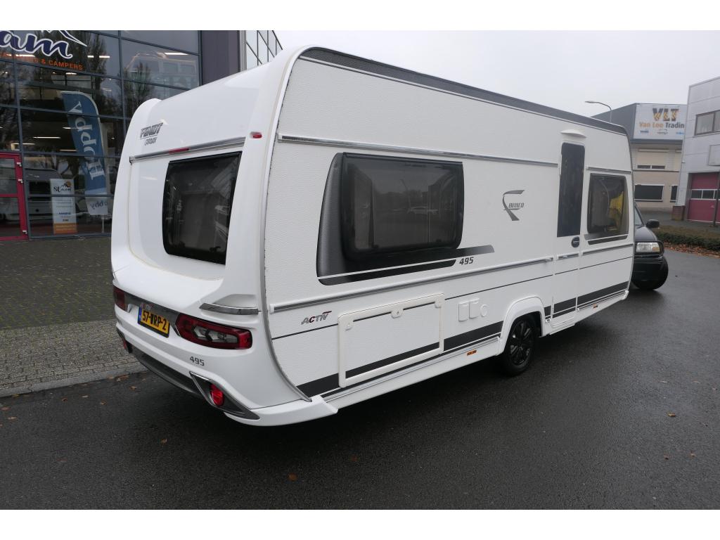 Fendt Bianco Activ 495 SFE Ruime caravan, Standaardzit, Overige typen, Schokbreker, 1250 - 1500 kg