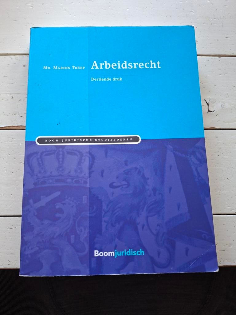 Arbeidsrecht - Mr. Marion Treep (Dertiende druk), Boeken, Mr. Marion Treep, Zo goed als nieuw, Gamma, HBO