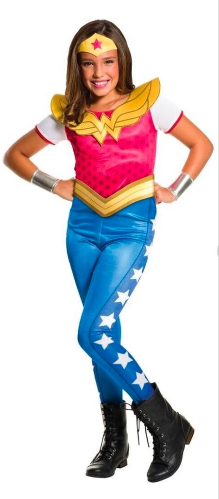 DC Super Hero Girls Batgirl & Wonder Woman kostuums, Ophalen of Verzenden, Nieuw, Jongen of Meisje