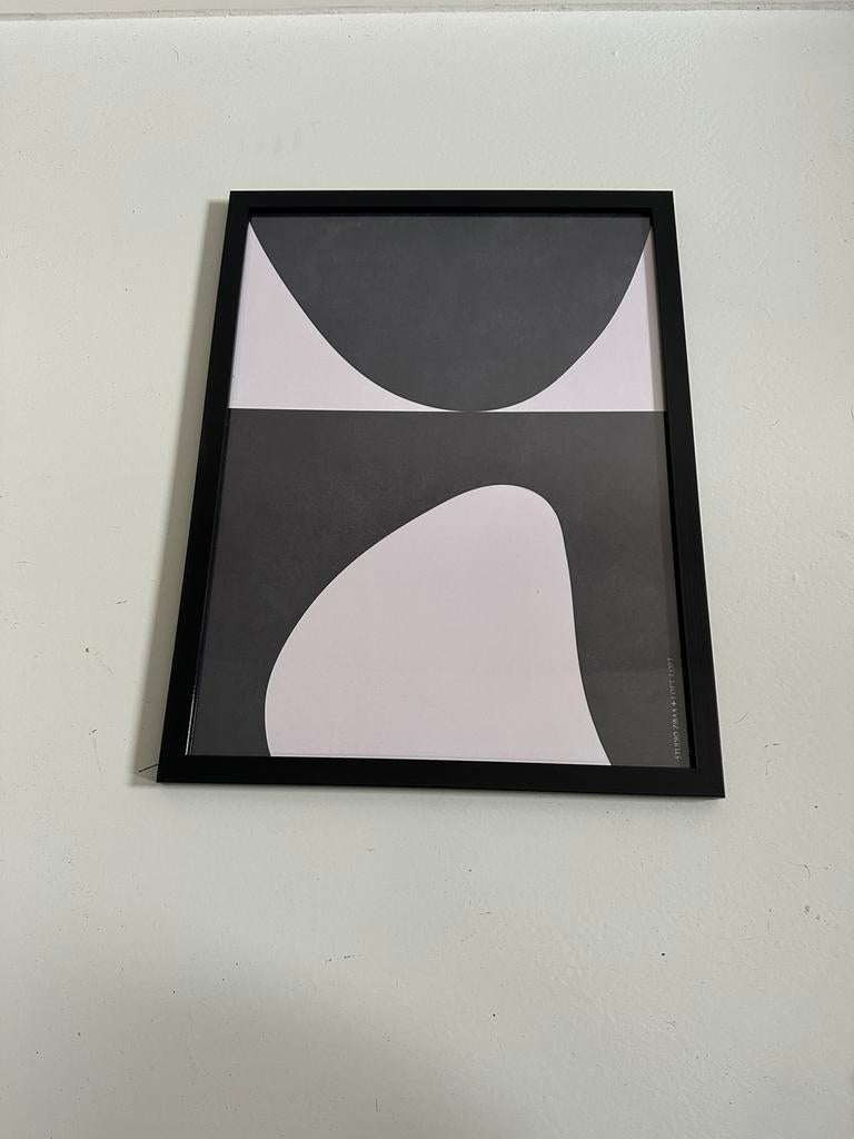 Wanddecoratie abstract poster lijst, Ophalen of Verzenden