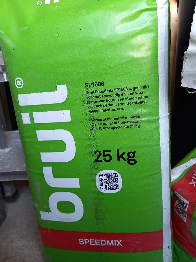 bruil snelbeton / speedmix / mortel, Ophalen, Zo goed als nieuw, Overige typen