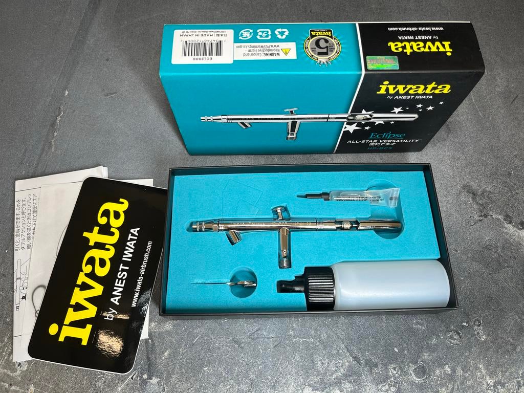 Anest Iwata Eclipse HB-BCS airbrush, Hobby en Vrije tijd, Ophalen of Verzenden, Zo goed als nieuw, Airbrush en Toebehoren