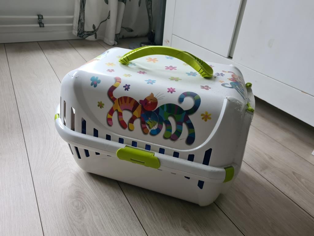 Transportbox voor poes of kat, Ophalen, Zo goed als nieuw