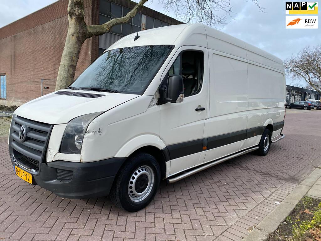 Volkswagen Crafter 35 2.5 TDI L3H2 * Automaat/ Schakel * Eur, Auto's, Bestelauto's, Automaat, Euro 5, Gebruikt, Zwart
