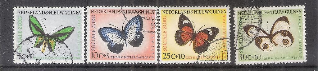 Nederlands Nieuw Guinea 63/66 gebruikt., Postzegels en Munten, Postzegels | Nederlands-Indië en Nieuw-Guinea, Ophalen of Verzenden